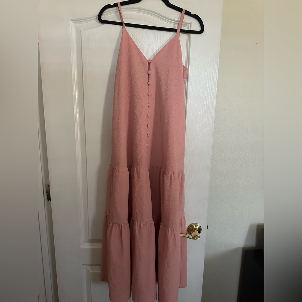 Ted Baker Pink Tiered Sundress